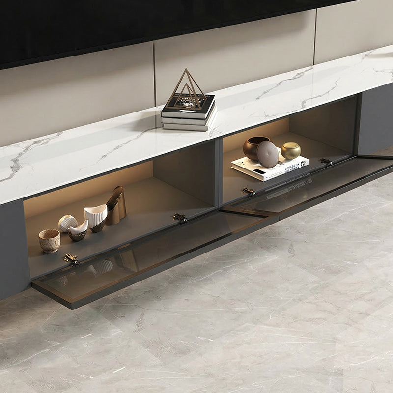 【テレビ台】マーブル柄テレビボード 選べる2色