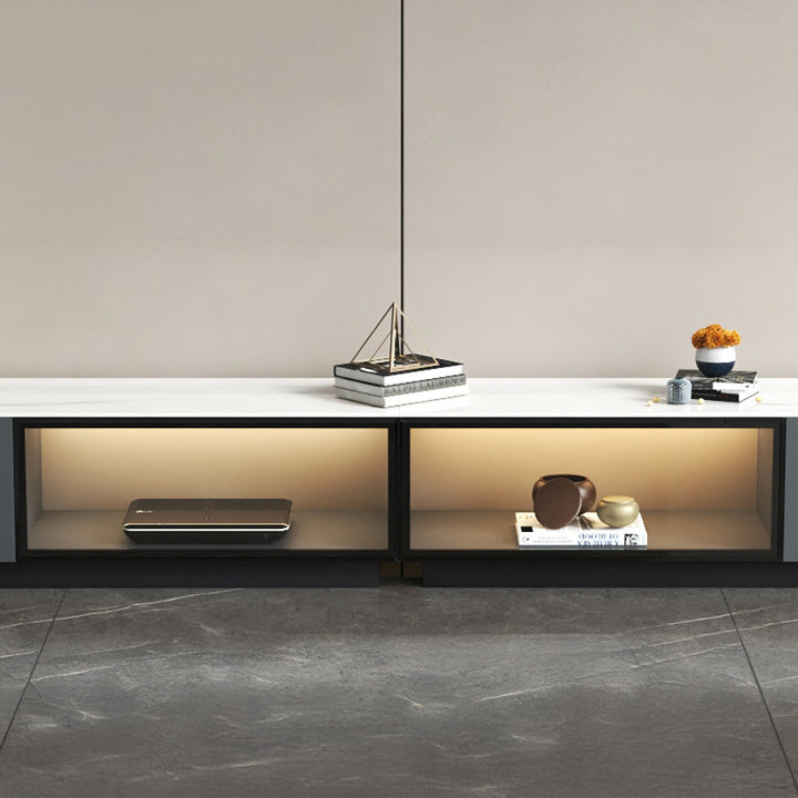 【テレビ台】マーブル柄テレビボード 選べる2色