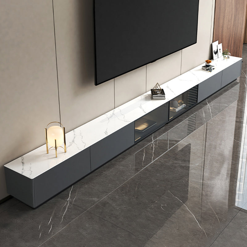 【テレビ台】マーブル柄テレビボード 選べる2色