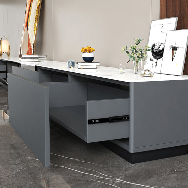 【テレビ台】マーブル柄テレビボード 選べる2色