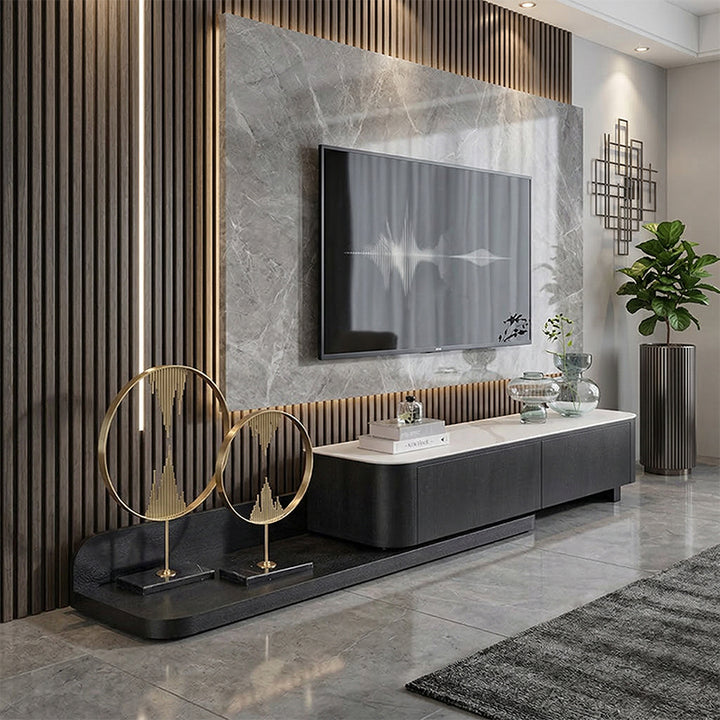 【テレビ台】伸縮式 モダンデザイン 高級感