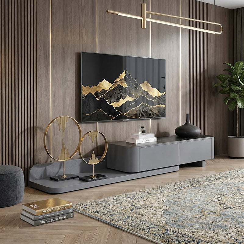 【テレビ台】伸縮式 モダンデザイン 高級感