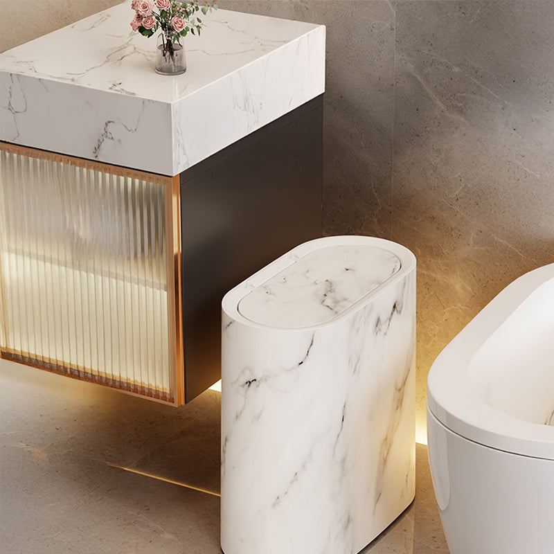 【ゴミ箱】大理石風 清潔感 省スペース