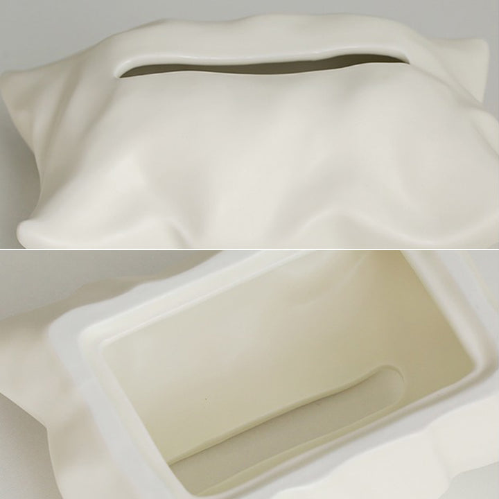 【ティッシュケース】セラミック 上品 安定感