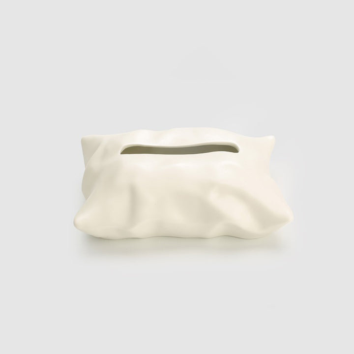 【ティッシュケース】セラミック 上品 安定感