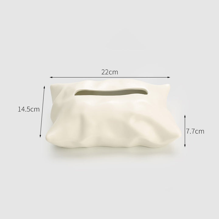 【ティッシュケース】セラミック 上品 安定感
