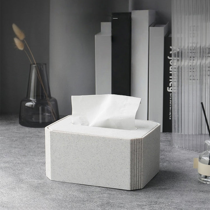 【ティッシュケース】マット質感 ミニマル 重厚