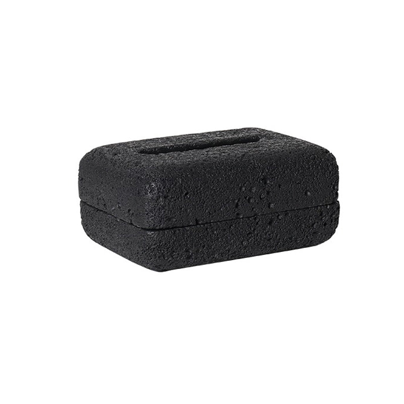 【ティッシュケース】コンクリート インダストリアル 耐水性