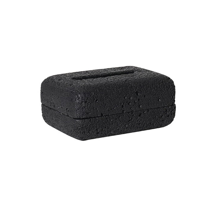 【ティッシュケース】コンクリート インダストリアル 耐水性