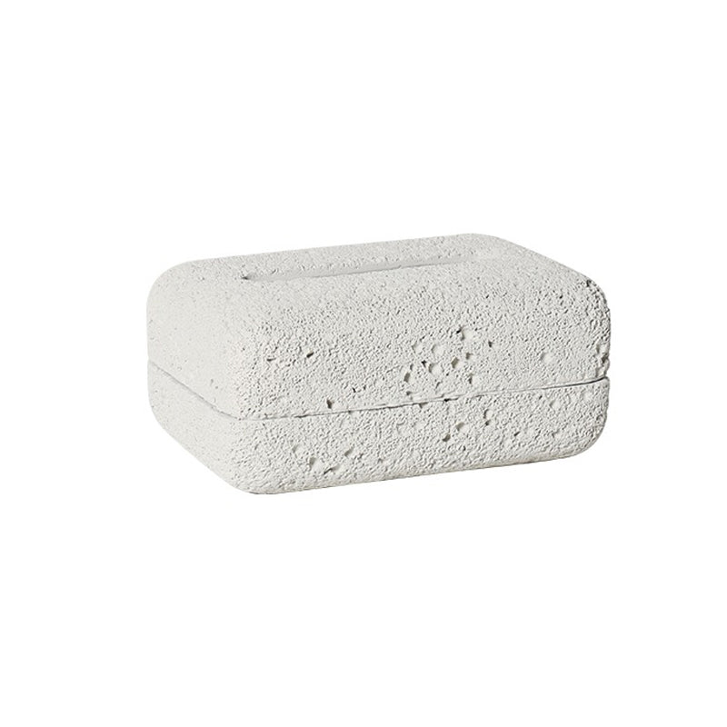 【ティッシュケース】コンクリート インダストリアル 耐水性