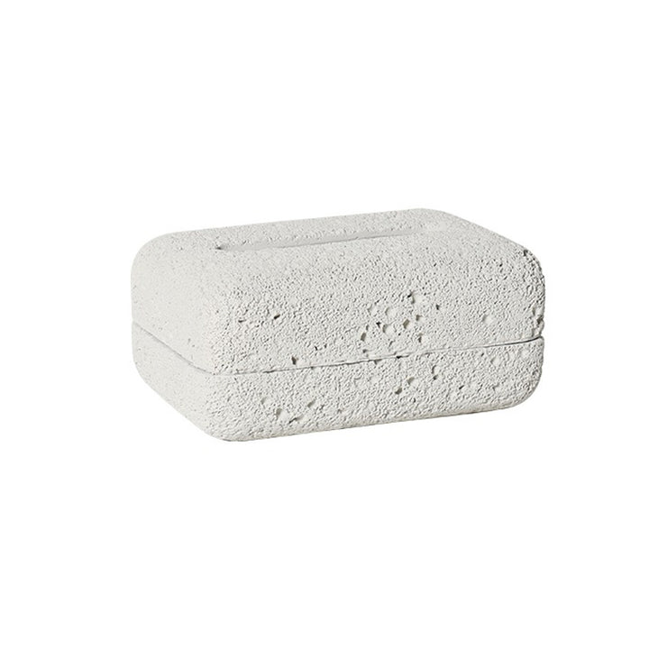 【ティッシュケース】コンクリート インダストリアル 耐水性