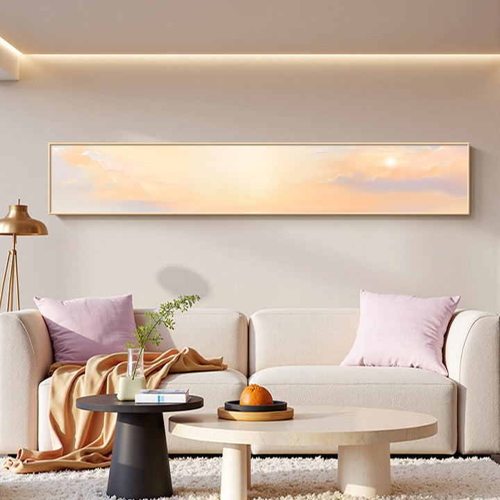 【掛絵】潮の光と日の出 現代的肌理感 選べる8タイプ