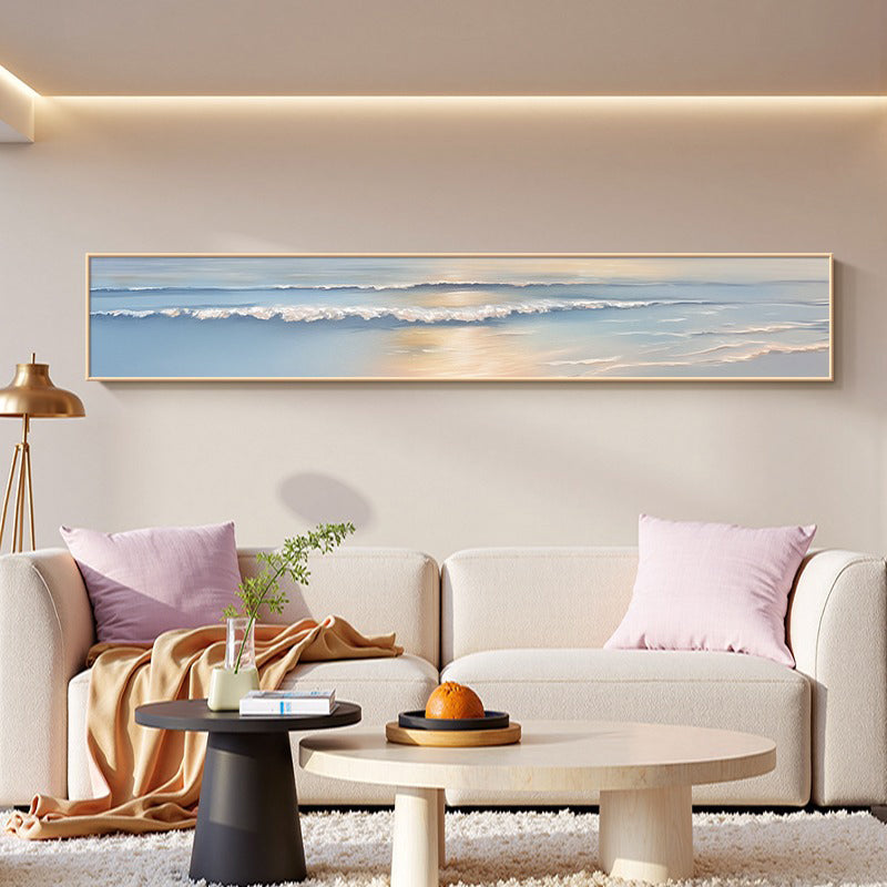 【掛絵】潮の光と日の出 現代的肌理感 選べる8タイプ