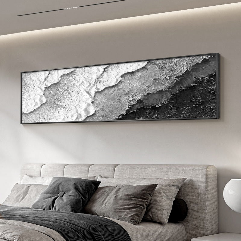 【掛絵】波の広がり エレガントなデザイン