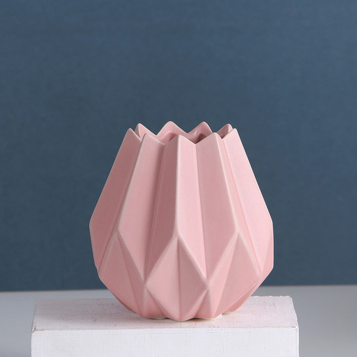 【花瓶】北欧スタイル モランディ色 陶磁器