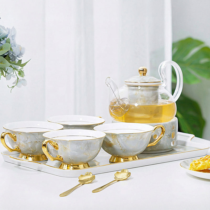 【コーヒーセット・ティーセット】 ヨーロッパ風 セラミック