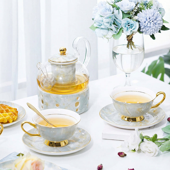 【コーヒーセット・ティーセット】 ヨーロッパ風 セラミック