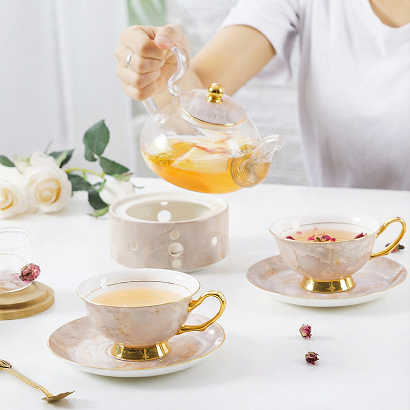 【コーヒーセット・ティーセット】 ヨーロッパ風 セラミック