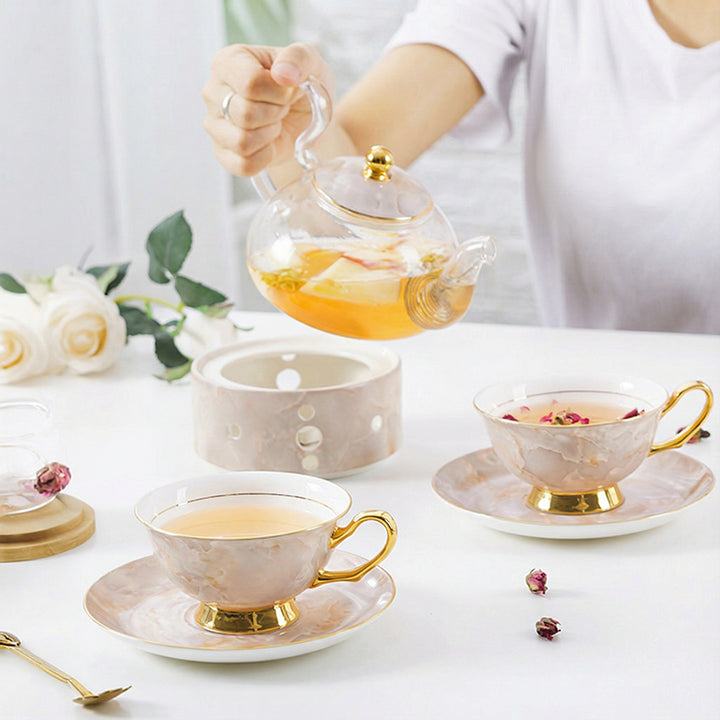 【コーヒーセット・ティーセット】 ヨーロッパ風 セラミック