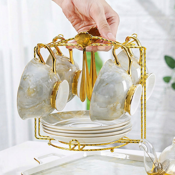 【コーヒーセット・ティーセット】 ヨーロッパ風 セラミック