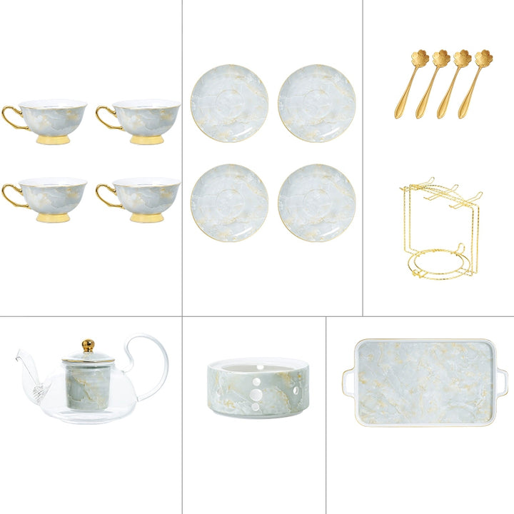 【コーヒーセット・ティーセット】 ヨーロッパ風 セラミック
