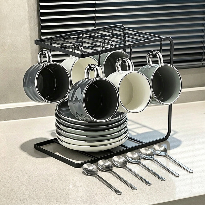 【コーヒーカップ・ティーカップ】光沢感 セラミック 上品
