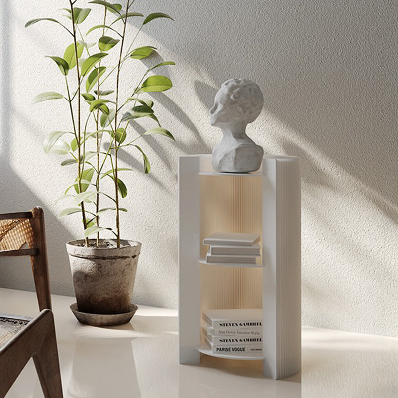 【サイドテーブル】クラフト紙 リブドデザイン 軽量タイプ