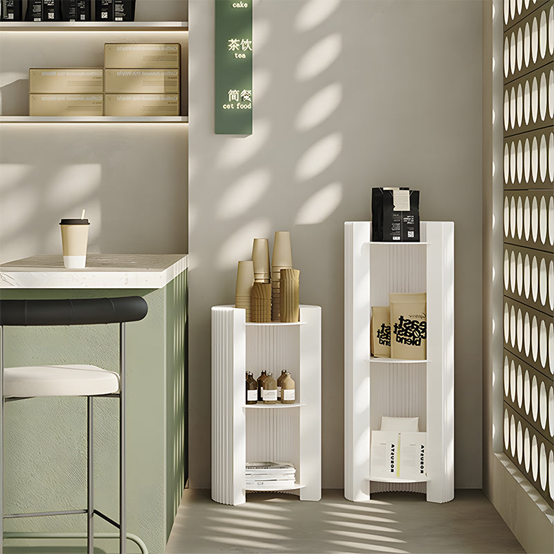 【サイドテーブル】クラフト紙 リブドデザイン 軽量タイプ