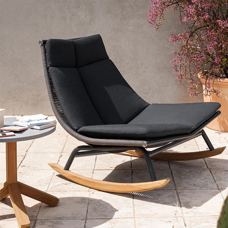 【ガーデンテーブル・セット】北欧風ベランダ椅子  シンプル 藤編み