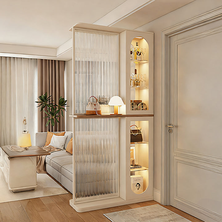 【パーテーション】フランス風 多機能屏風