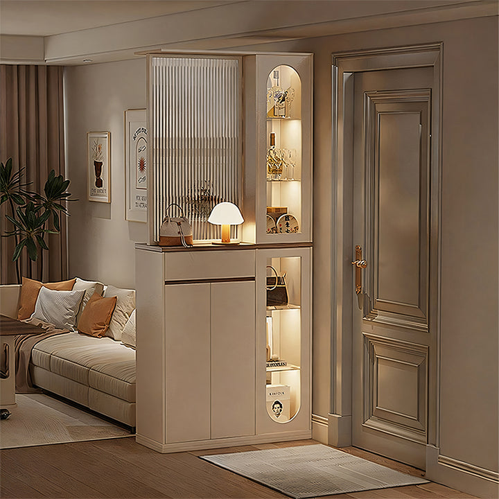 【パーテーション】フランス風 多機能屏風