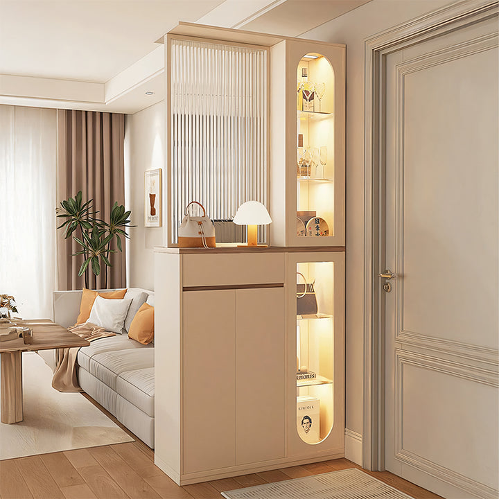 【パーテーション】フランス風 多機能屏風