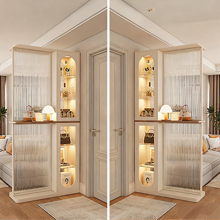 【パーテーション】フランス風 多機能屏風