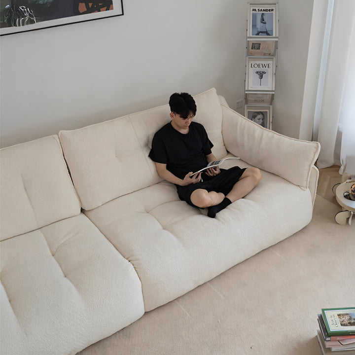 【ソファ】シンプル 優れた素材 ふわふわ