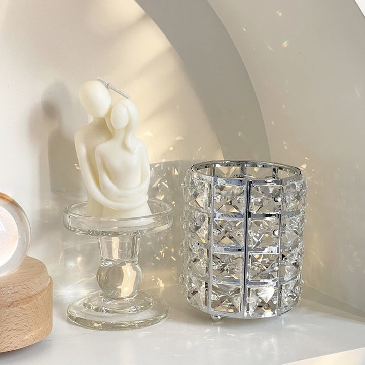 【コスメ収納 ・ メイクボックス】クリア 華やか 防塵