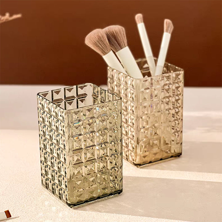 【コスメ収納 ・ メイクボックス】プラスチック クリアカラー 多段式