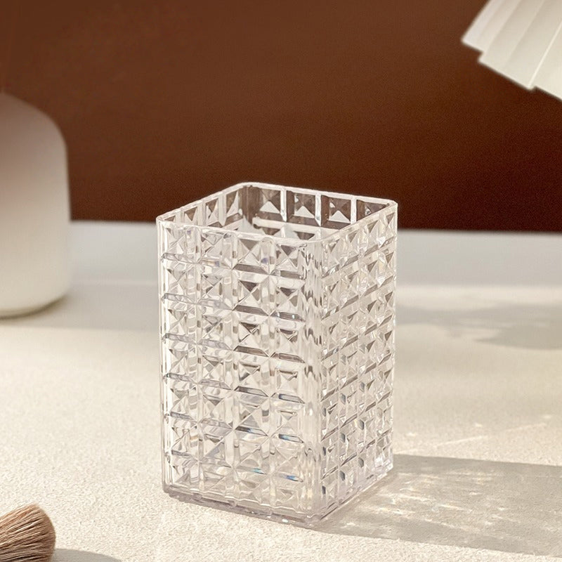 【コスメ収納 ・ メイクボックス】プラスチック クリアカラー 多段式