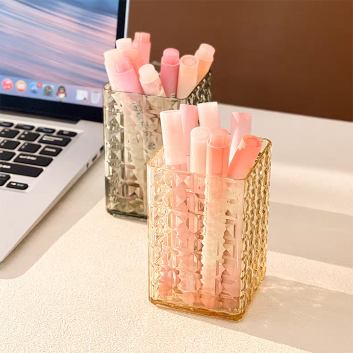 【コスメ収納 ・ メイクボックス】プラスチック クリアカラー 多段式