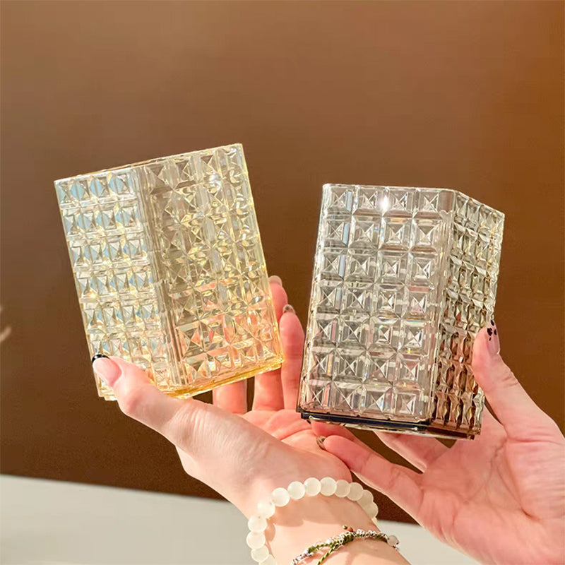 【コスメ収納 ・ メイクボックス】プラスチック クリアカラー 多段式