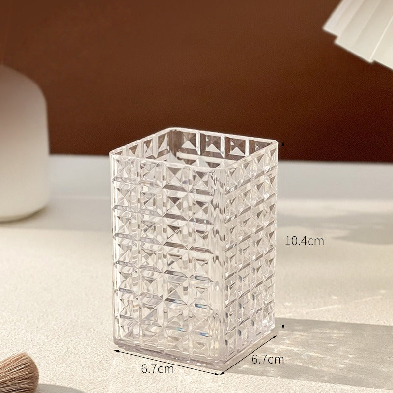 【コスメ収納 ・ メイクボックス】プラスチック クリアカラー 多段式