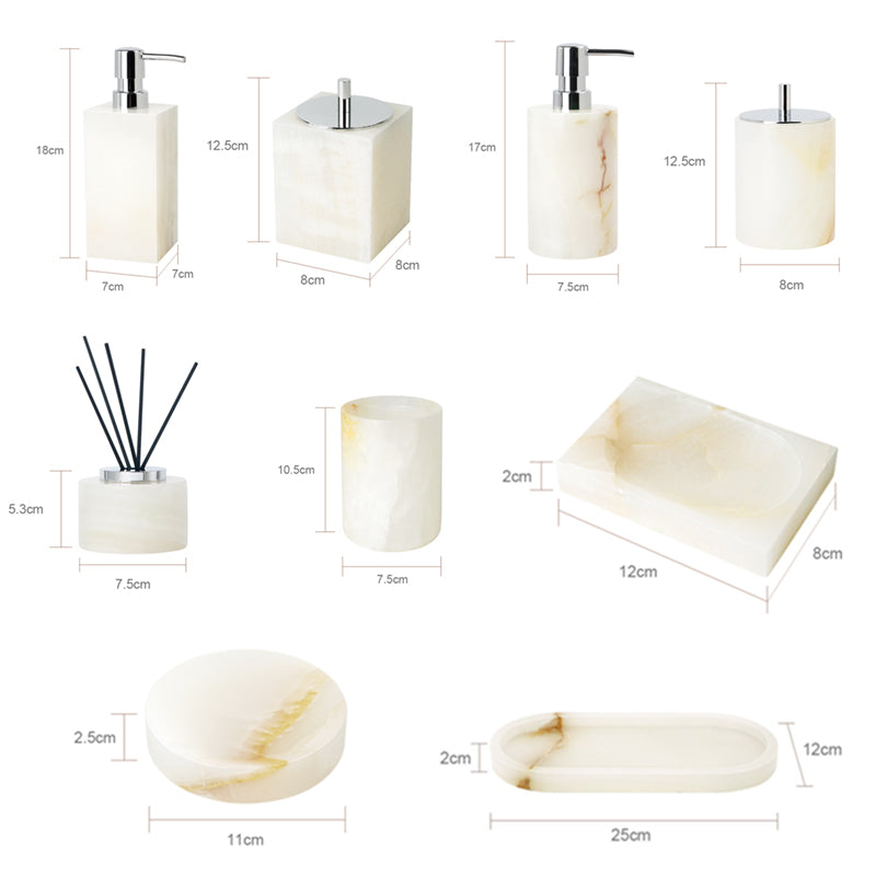 INDOORPLUS公式｜ディスペンサー 高級感 天然玉質感 クリーム色