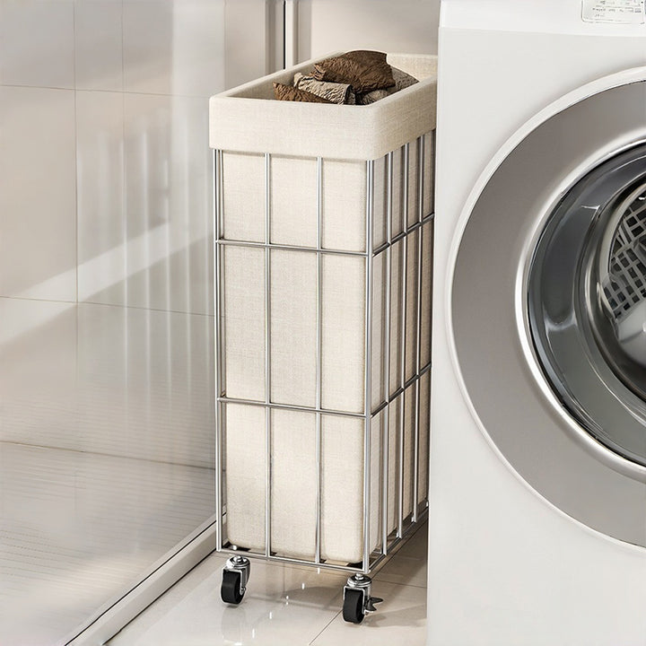 【収納袋】ファブリック 温かみ 折りたたみ可能