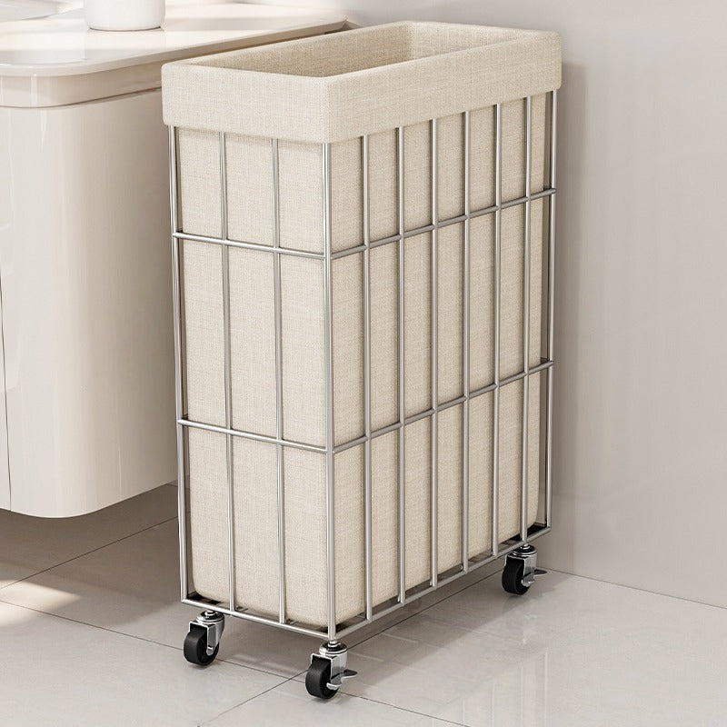 【収納袋】ファブリック 温かみ 折りたたみ可能