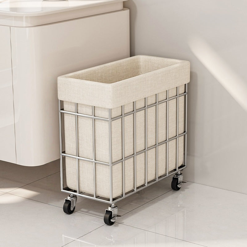 【収納袋】ファブリック 温かみ 折りたたみ可能