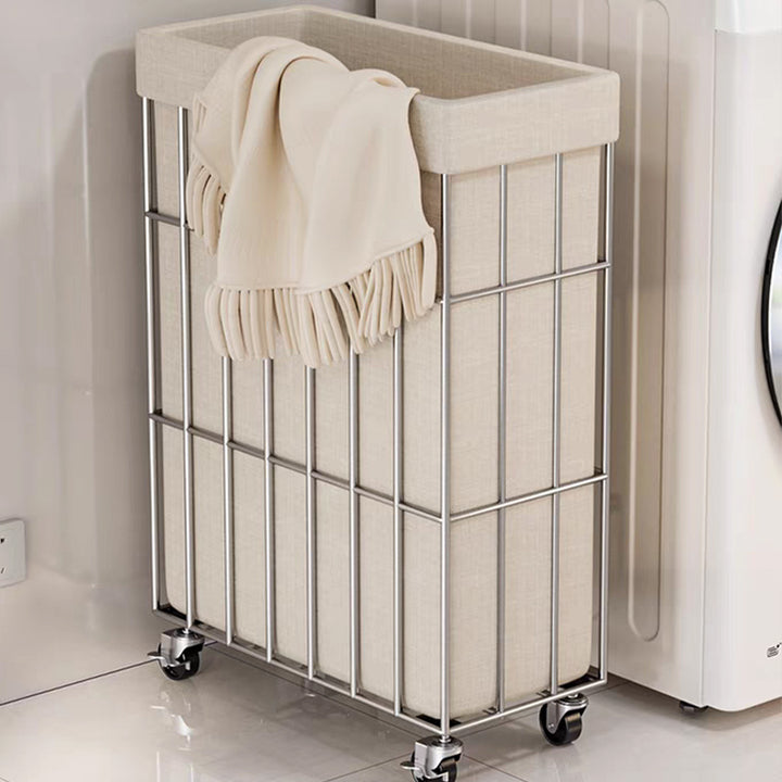 【収納袋】ファブリック 温かみ 折りたたみ可能