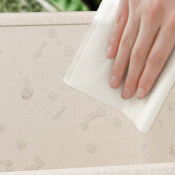 【収納袋】ファブリック 温かみ 折りたたみ可能