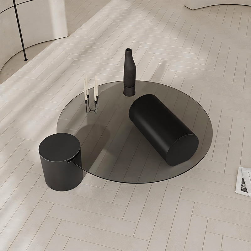 【ローテーブル】強化ガラス モダン 安定感