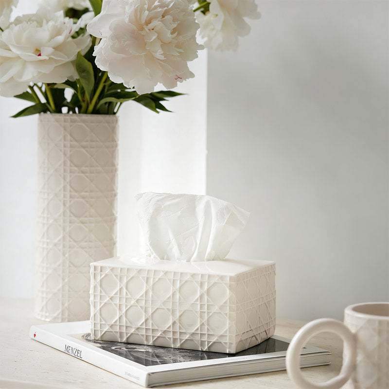 【ティッシュケース】マット仕上げ ミニマム 高安定性