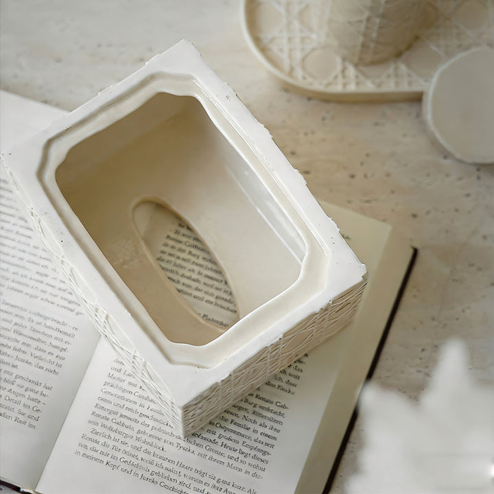 【ティッシュケース】マット仕上げ ミニマム 高安定性