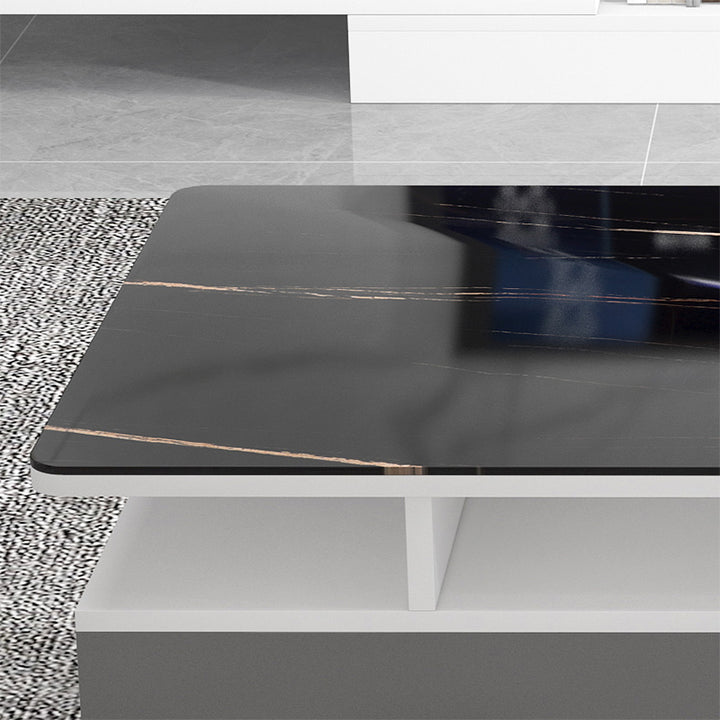 【ローテーブル】贅沢感 選べる3色 ローテーブルの細部画像 100日間返品交換保証制度